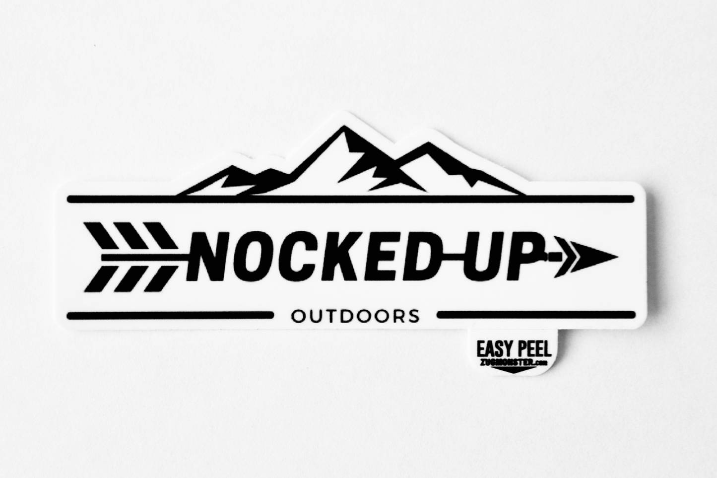 Nocked Up Outdoors Sticker